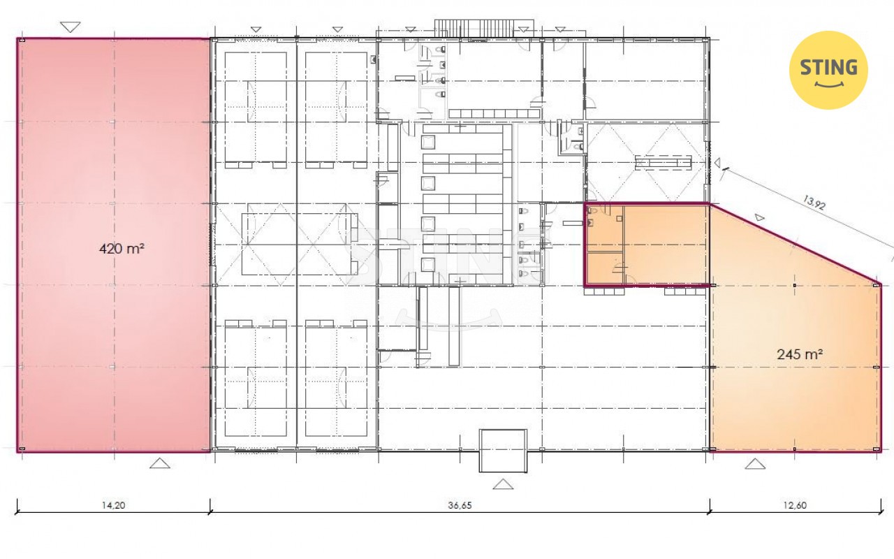 Obchodní prostory, Olomoucká, Opava, 245 m² - 2