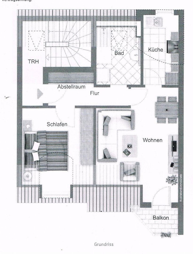 2+1, Erlangen - Tennenlohe Tennenlohe Bayern 91058, 48 m² - 1