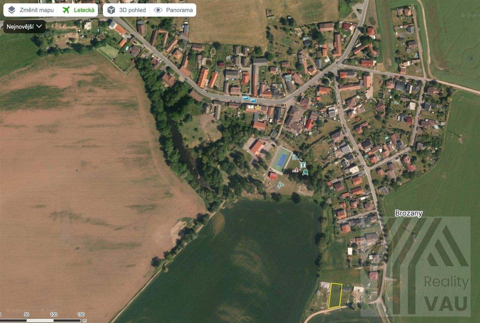 Prodej pozemek pro bydlení - Brozany, Staré Hradiště