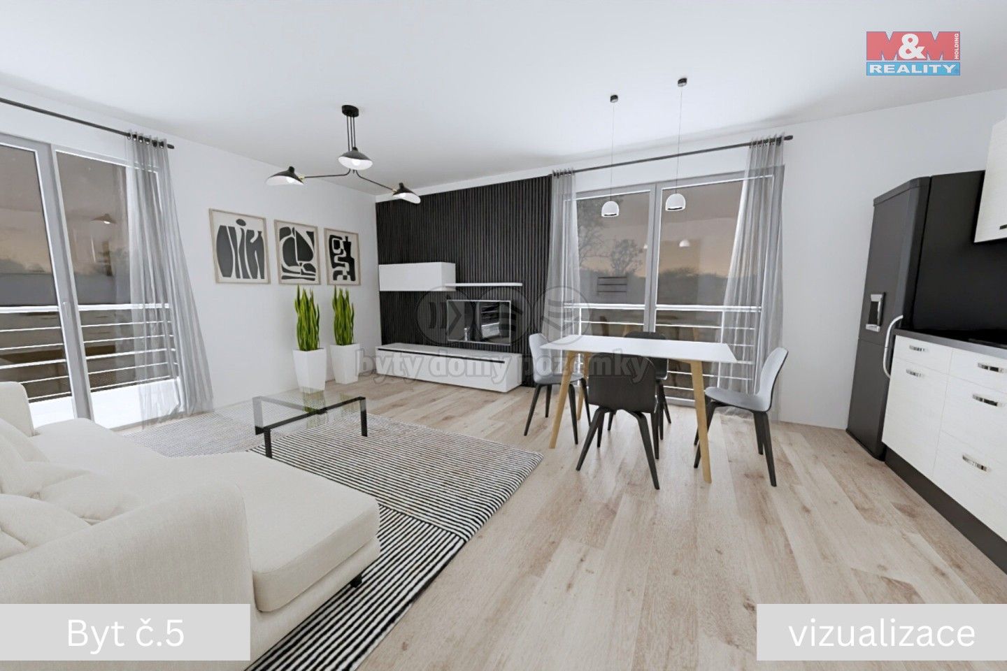 2+kk, Žleby, 58 m²