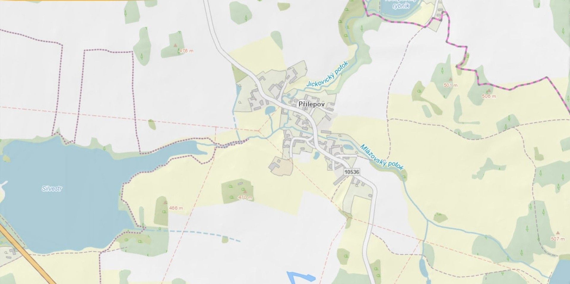 Prodej louka - Přílepov, Kostelec nad Vltavou