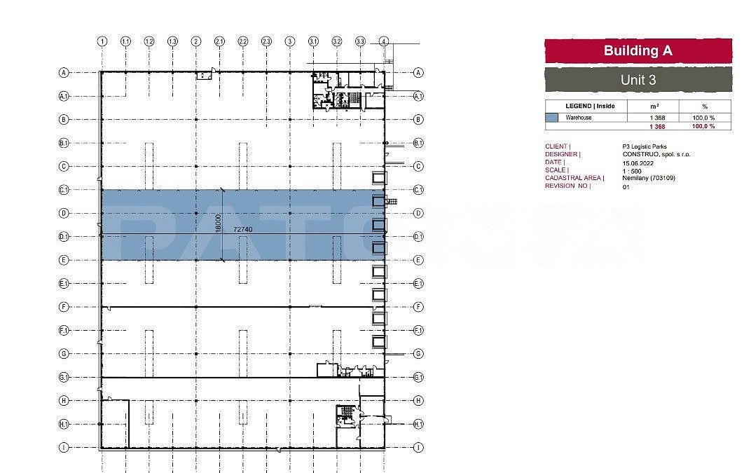 Sklad · 1 368 m² · Dolní novosadská, Olomouc - Nemilany - 3