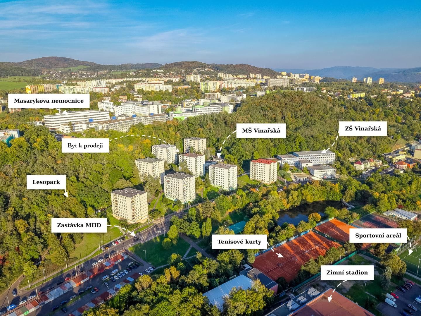 Byt 1+kk · 32 m² · Vinařská 740, Ústí nad Labem Bukov - 3