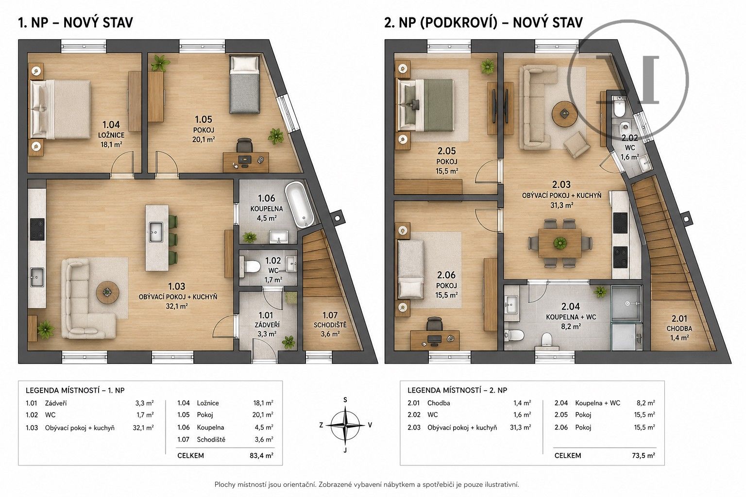 Rodinné domy, Velenická 1266, České Budějovice 6, 157 m² - 2