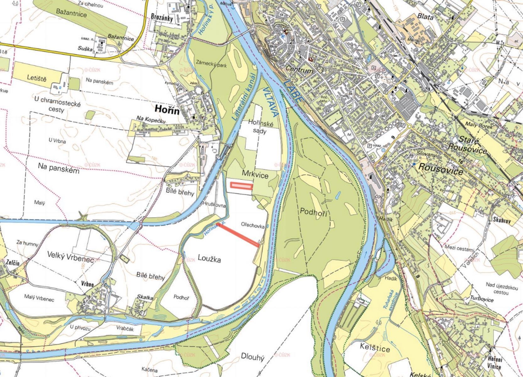 Prodej zemědělský pozemek - Hořín