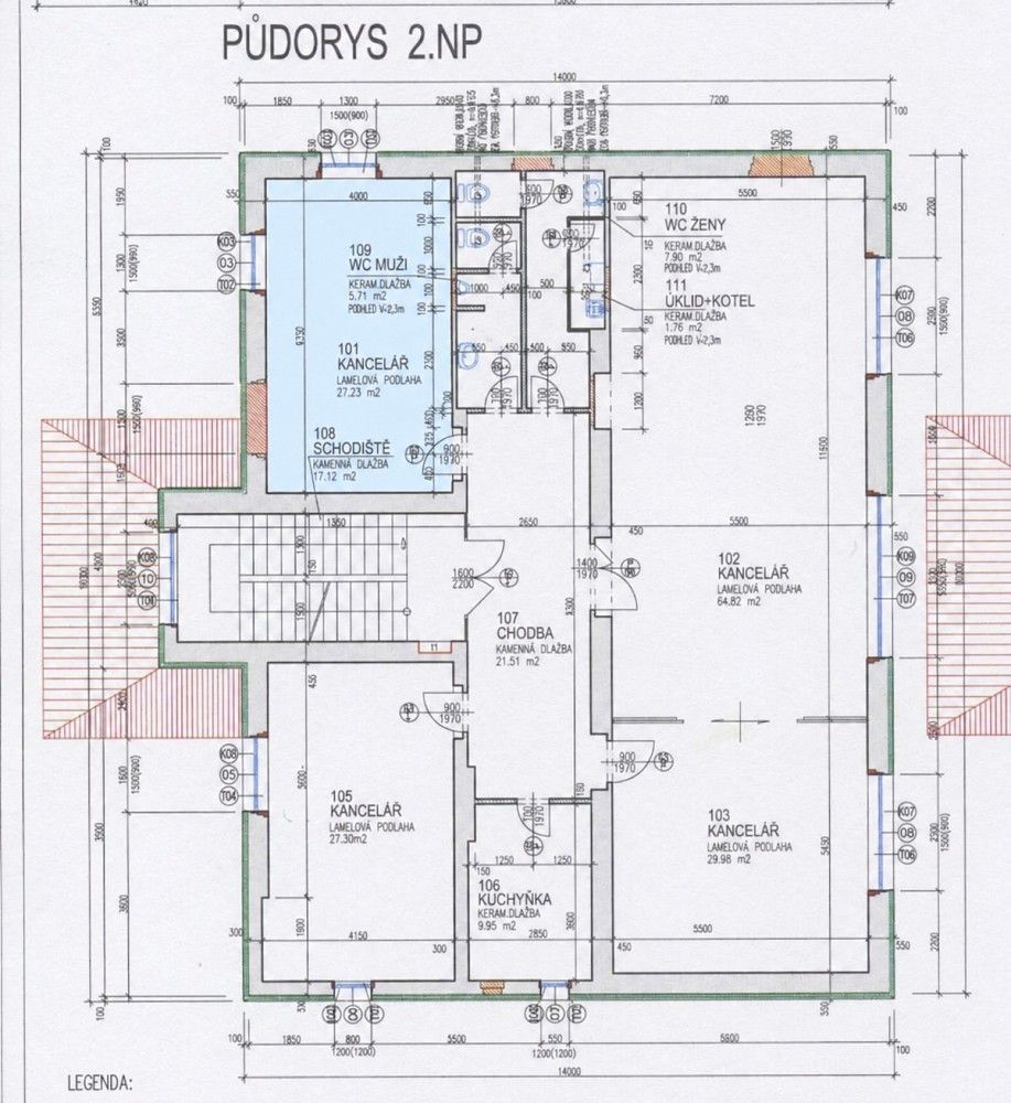 Pronájem kancelář - Štěrboholská, Praha 10 - Hostivař, 27 m² - 5