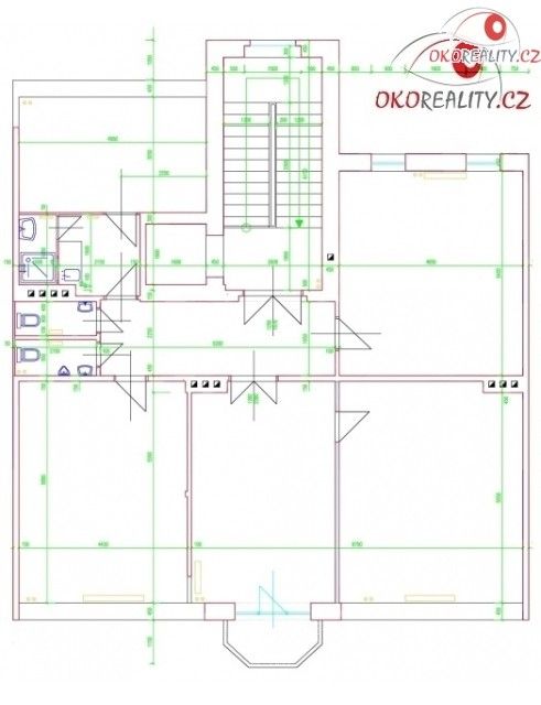 Pronájem kancelář - Československé armády, Hradec Králové, 131 m²