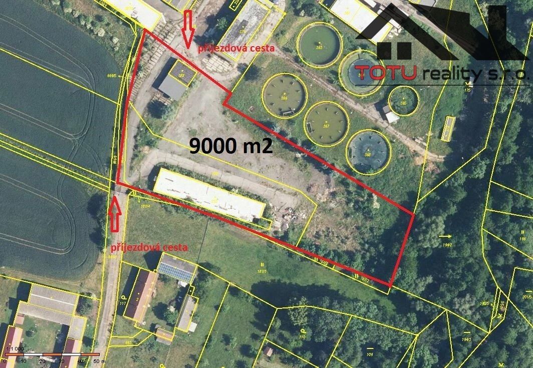 Výrobní prostory, Černožice, 9 000 m²