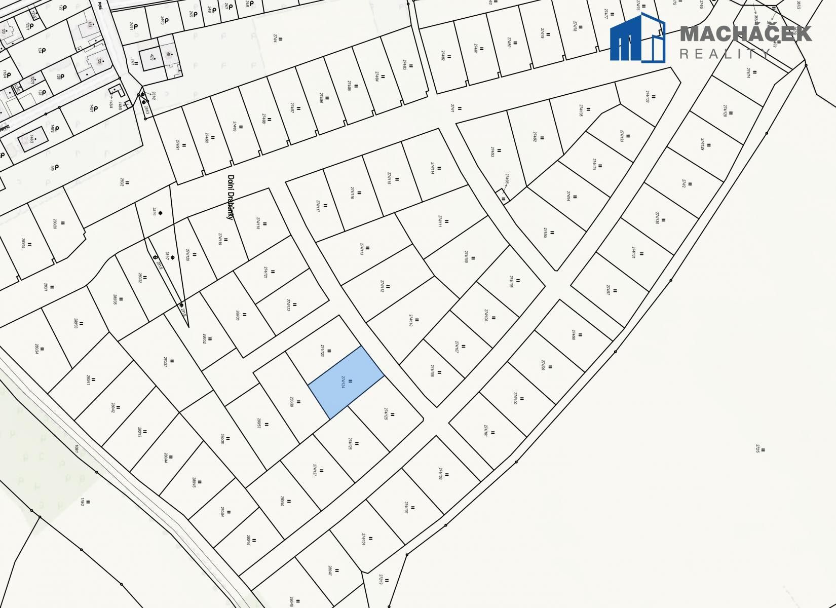 Prodej pozemek pro bydlení - Švermova  , Dubí Drahůnky, 597 m² - 5