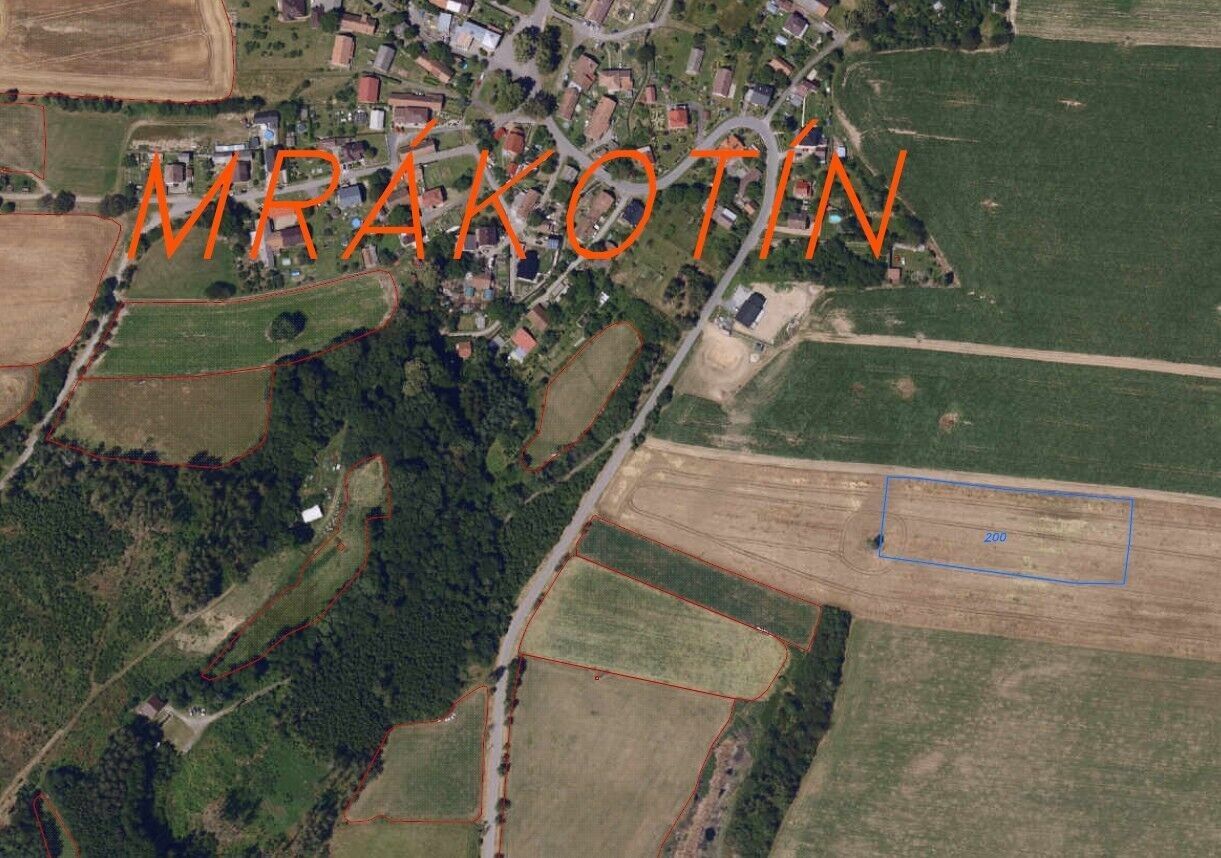 Zemědělské pozemky, Mrákotín, 1 786 m² - 2
