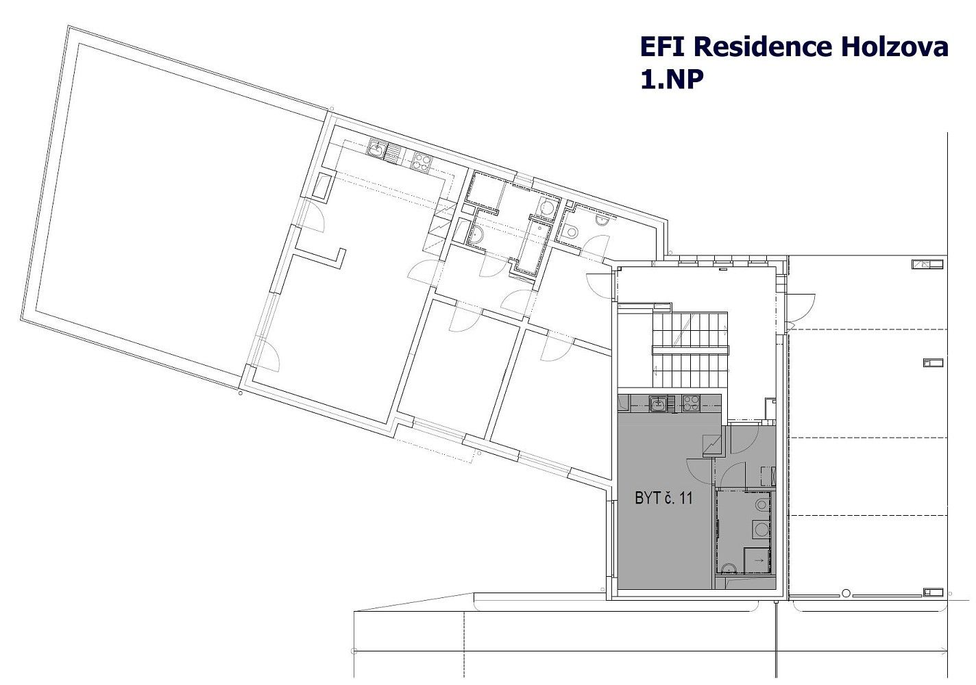 Prodej byt 1+kk - Brno - Líšeň, okres Brno-město, Jihomoravský kraj, 31 m² - 5