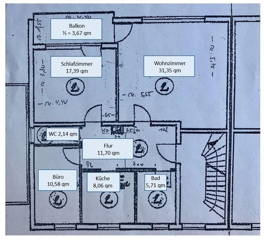 3+1, Augsburg Göggingen Bayern 86199, 93 m² - 1