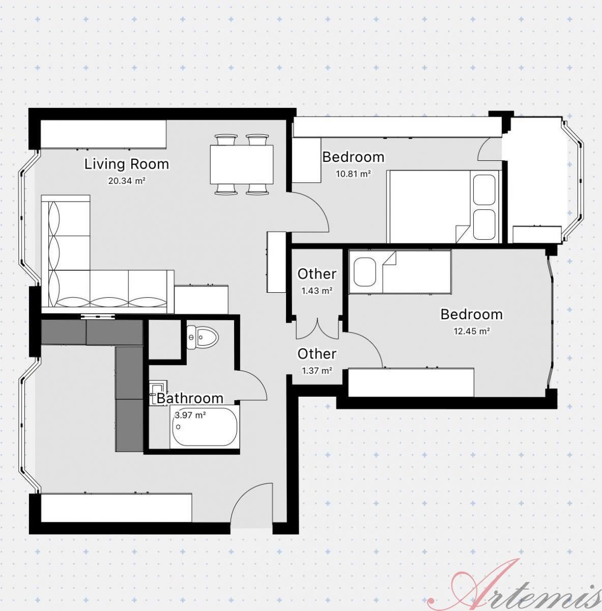 Prodej byt 3+1 - Miroslava Bajera, Ostrava, 73 m²