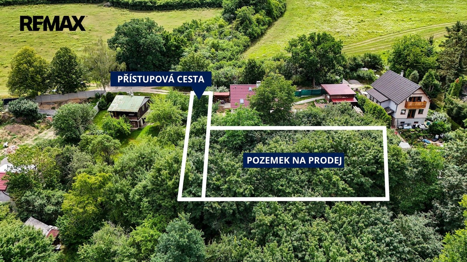 Zahrady, Zadní Třebaň, 740 m² - 2
