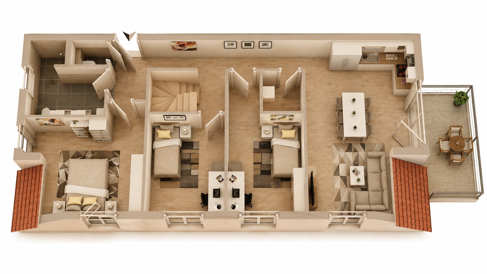 Byt 6+kk a více · 133 m² · Gäustraße 24, , Bádensko-Württembersko - 3