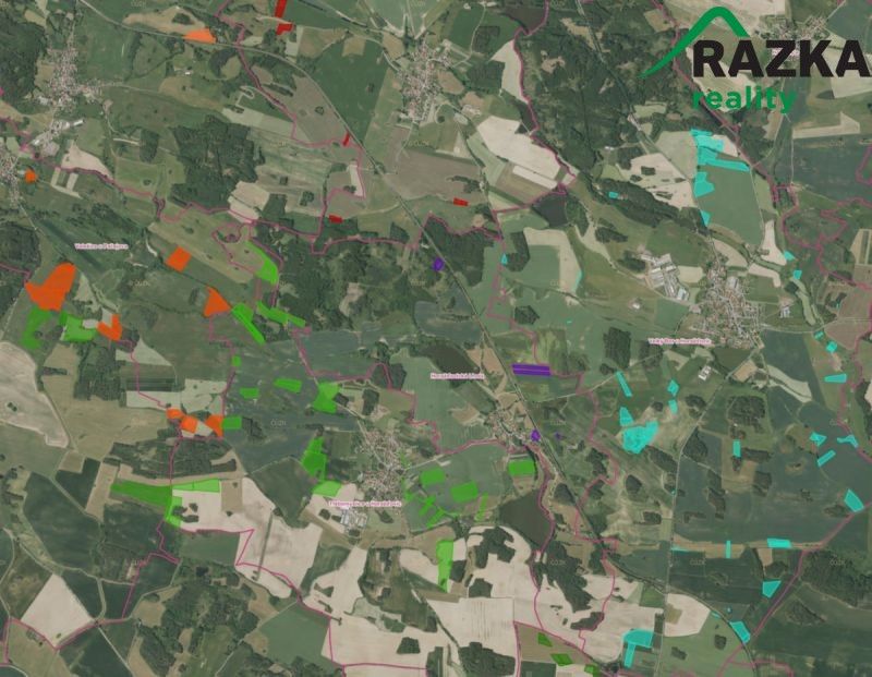 Zemědělské pozemky, Klatovy, 339 01, 828 000 m²