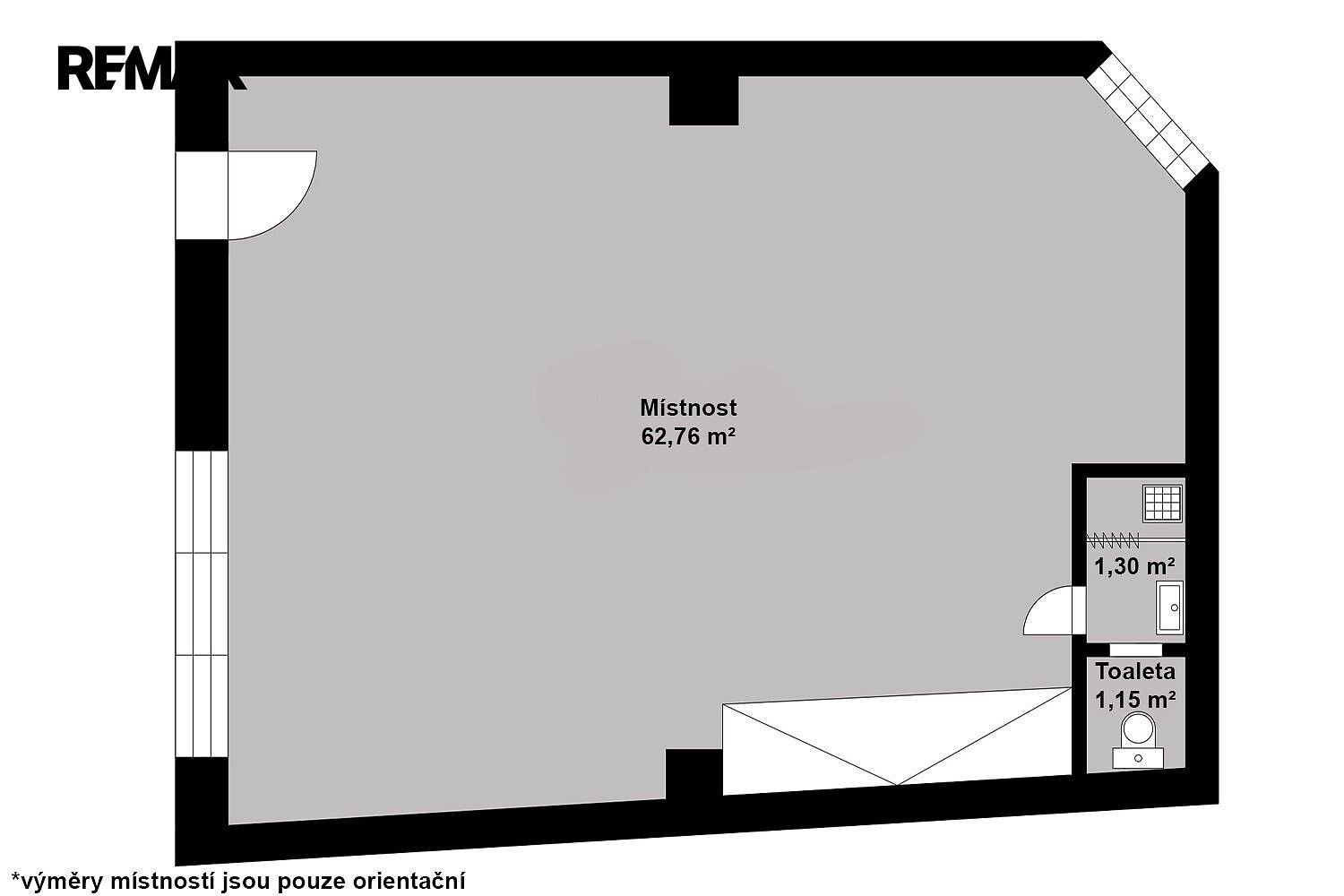 Obchodní prostory · 61 m² · Poděbrady - Poděbrady III, okres Nymburk, Středočeský kraj - 4