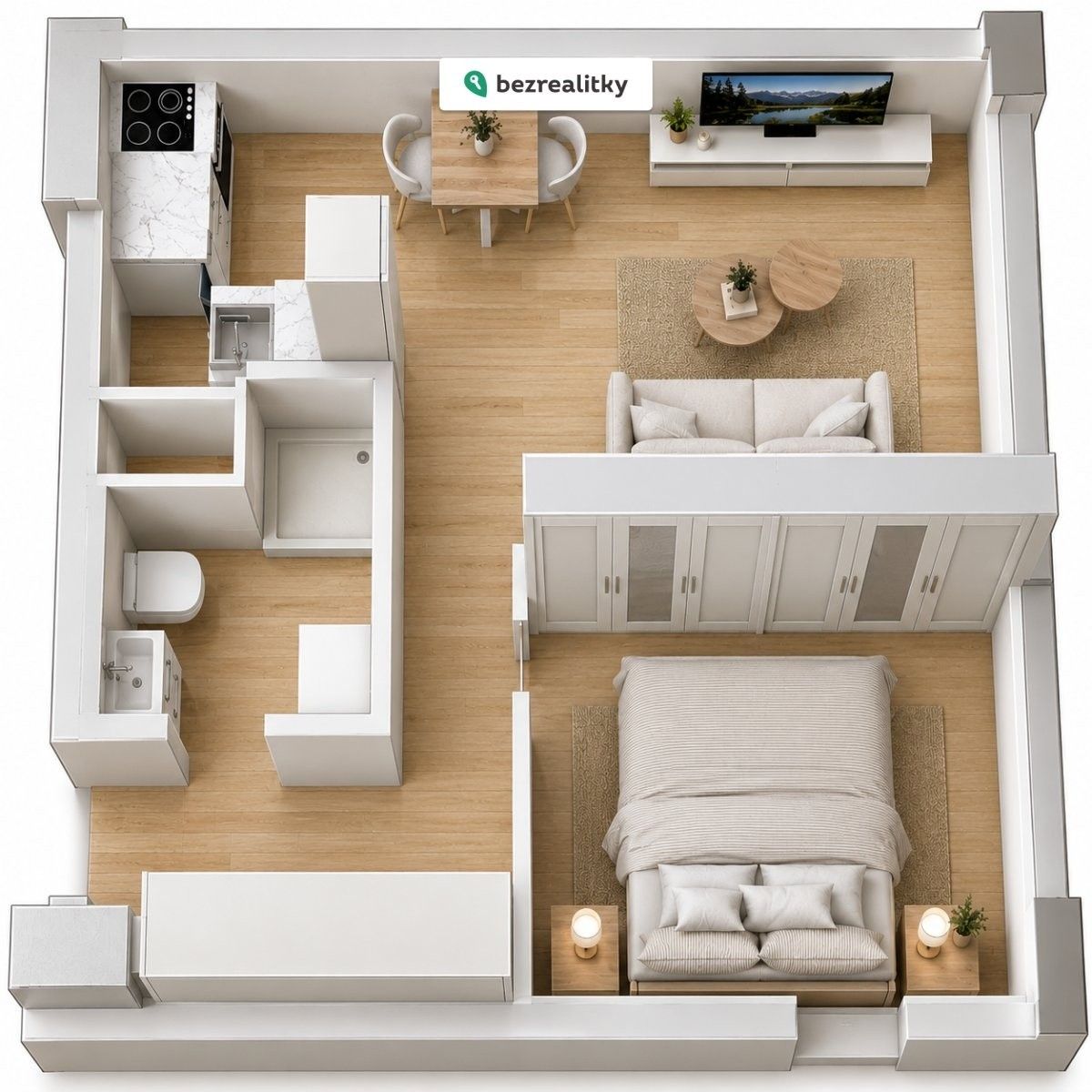 Byt 2+kk · 33 m² · Augustinova 2080, Praha Chodov - 4