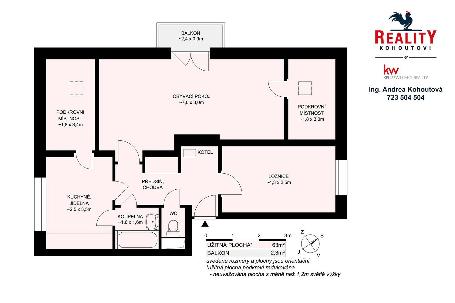 Byt 2+1 · 70 m² · Pacov, okres Pelhřimov, Kraj Vysočina - 3