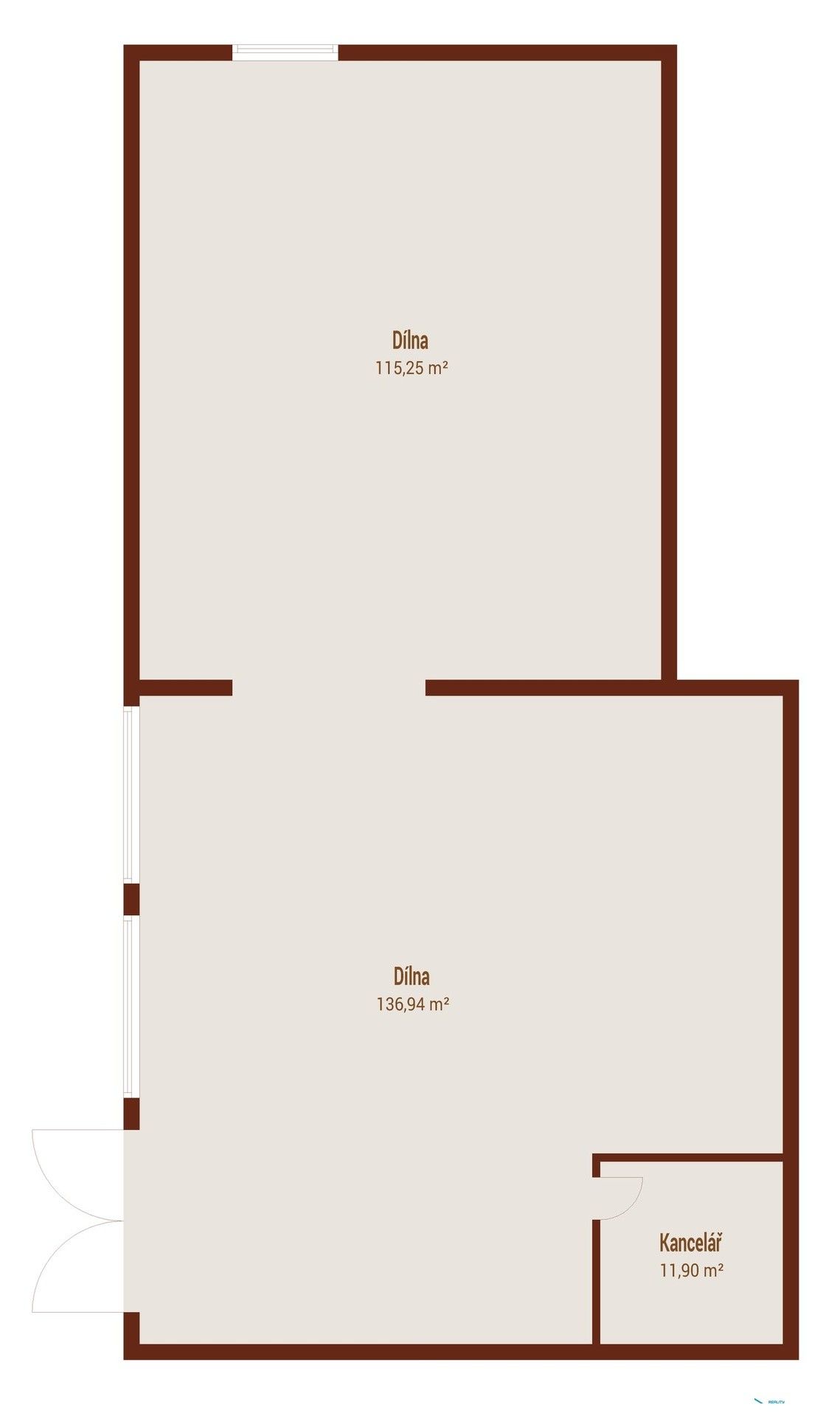 Pronájem sklad - Hrušecká 401, Týnec, 148 m² - 5