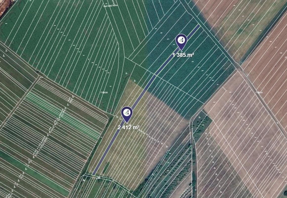 Louka, 3 797 m²