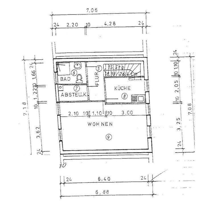 1+1, Gallberg 31, , Šlesvicko-Holštýnsko, 40 m² - 2