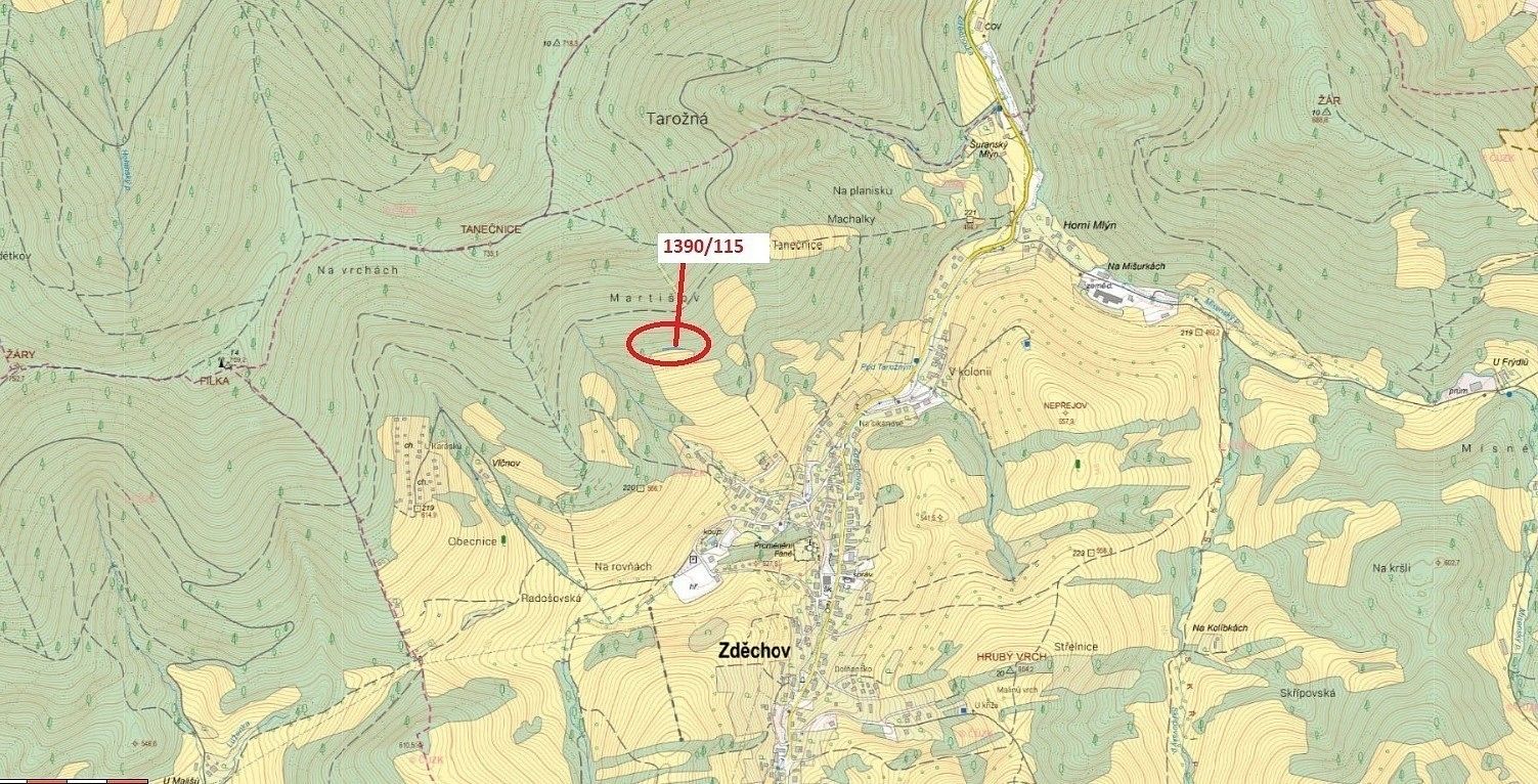 Prodej les - Zděchov, okres Vsetín, Zlínský kraj - 1