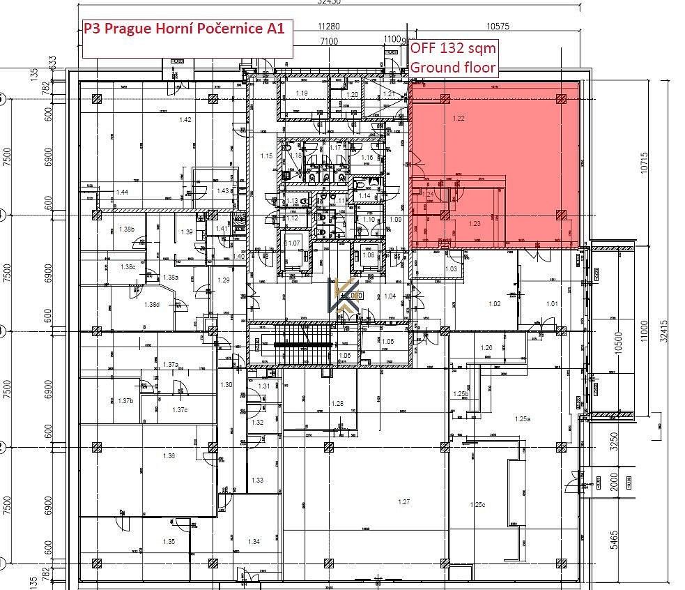 Pronájem kancelář - Praha - Horní Počernice, okres Praha 20, Hlavní město Praha, 132 m² - 5