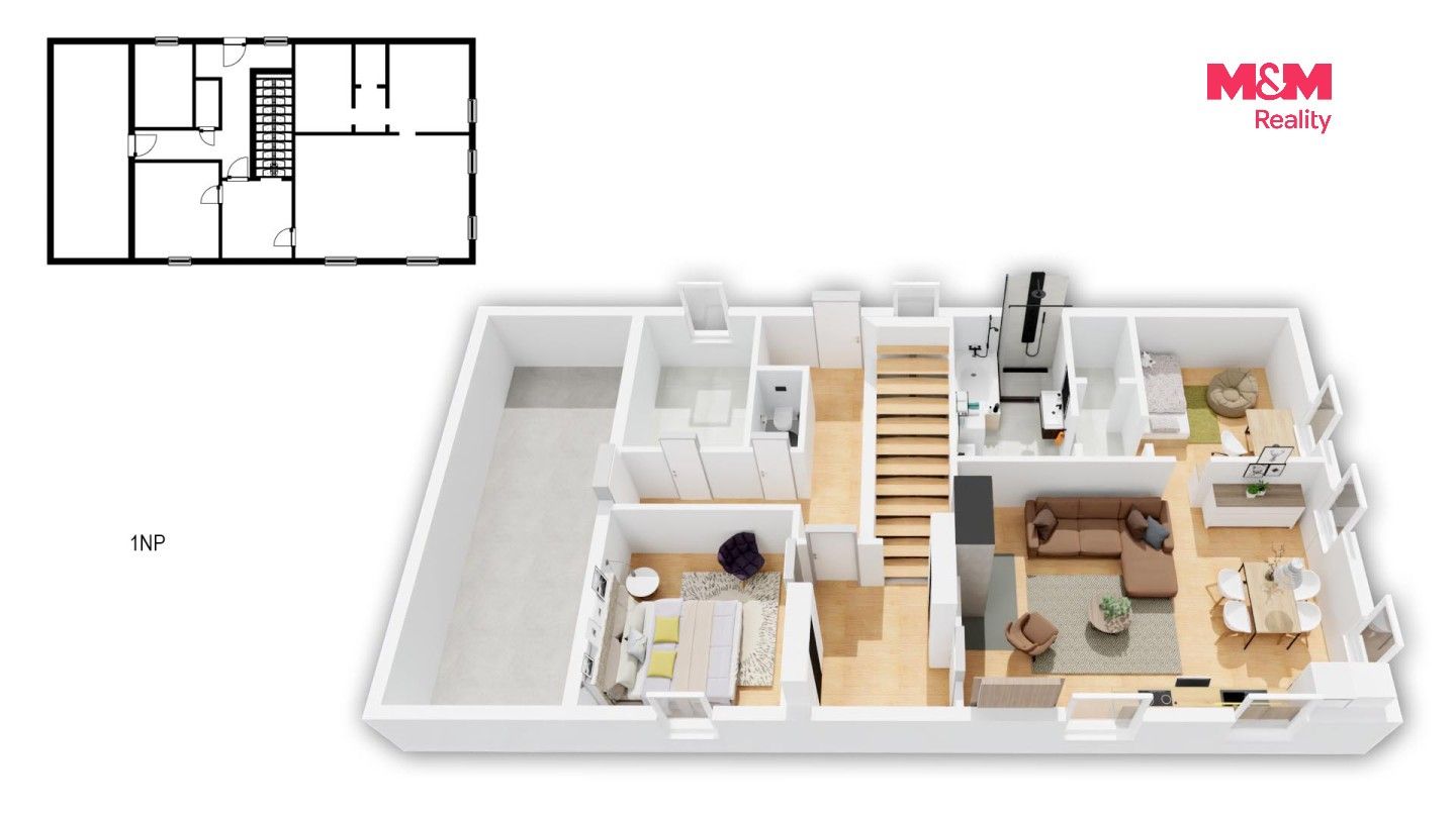 Prodej rodinný dům - Pastviny, 150 m² - 5