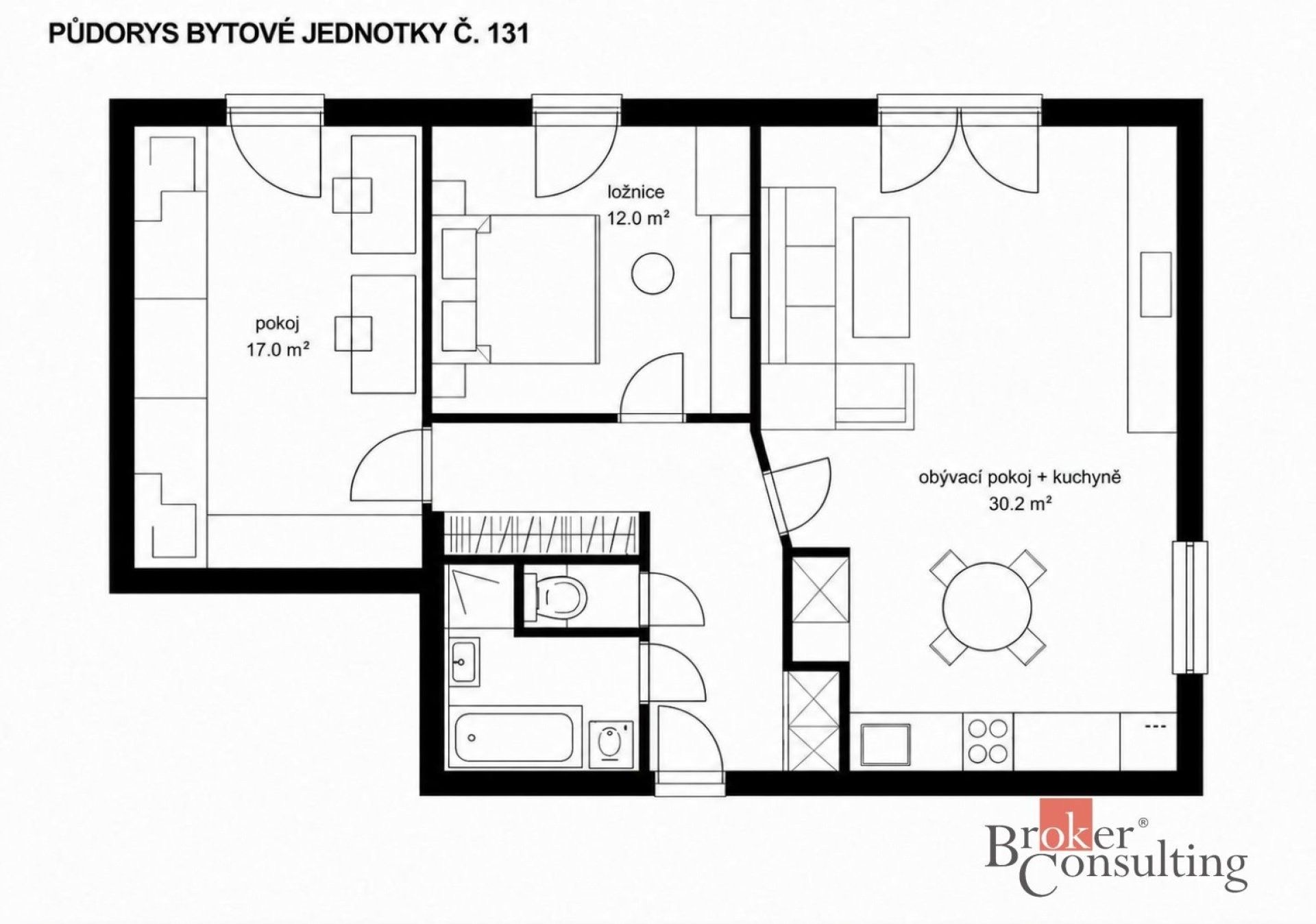 Prodej byt 3+kk - Na Okraji, Hořovice, 75 m² - 2