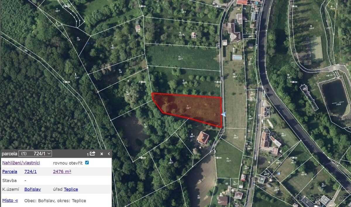 Prodej pozemek pro bydlení - Teplice, 415 01