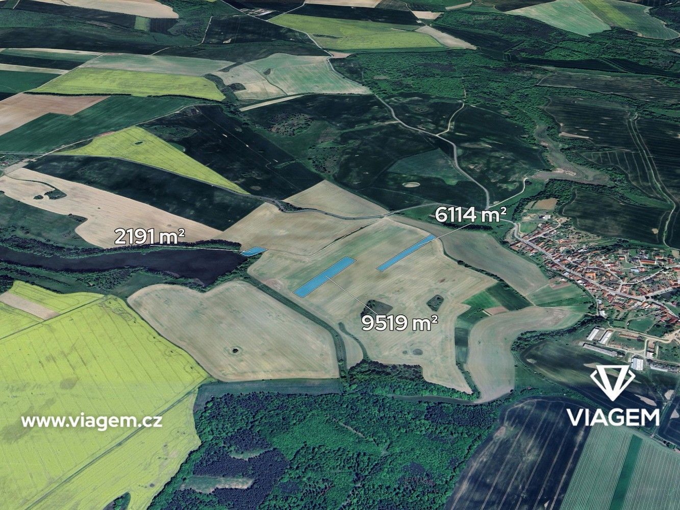 Zemědělský pozemek, 1 980 m²
