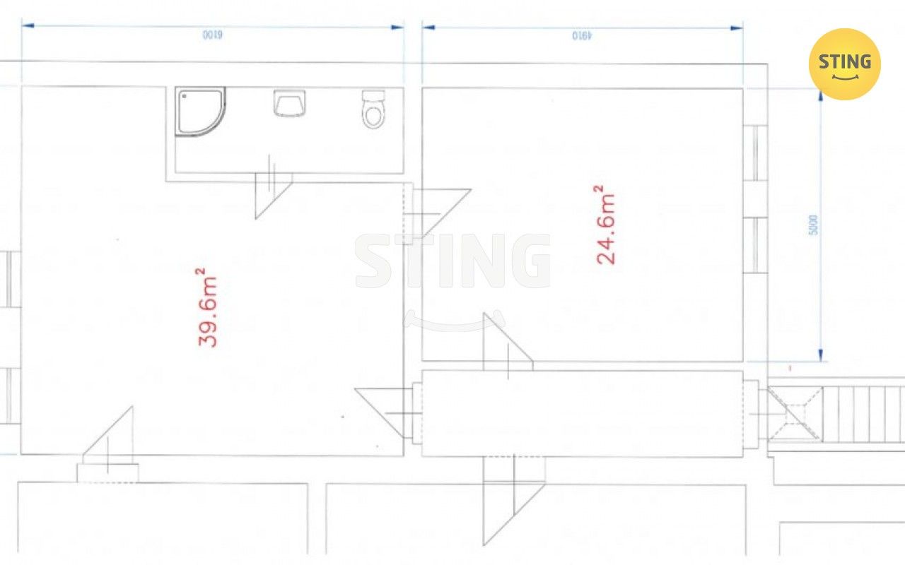 Výrobní prostory, S. K. Neumanna, Pardubice, 40 m²