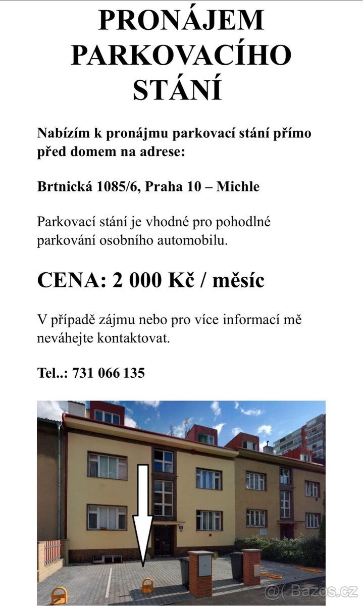 Garáže, Praha, 100 00