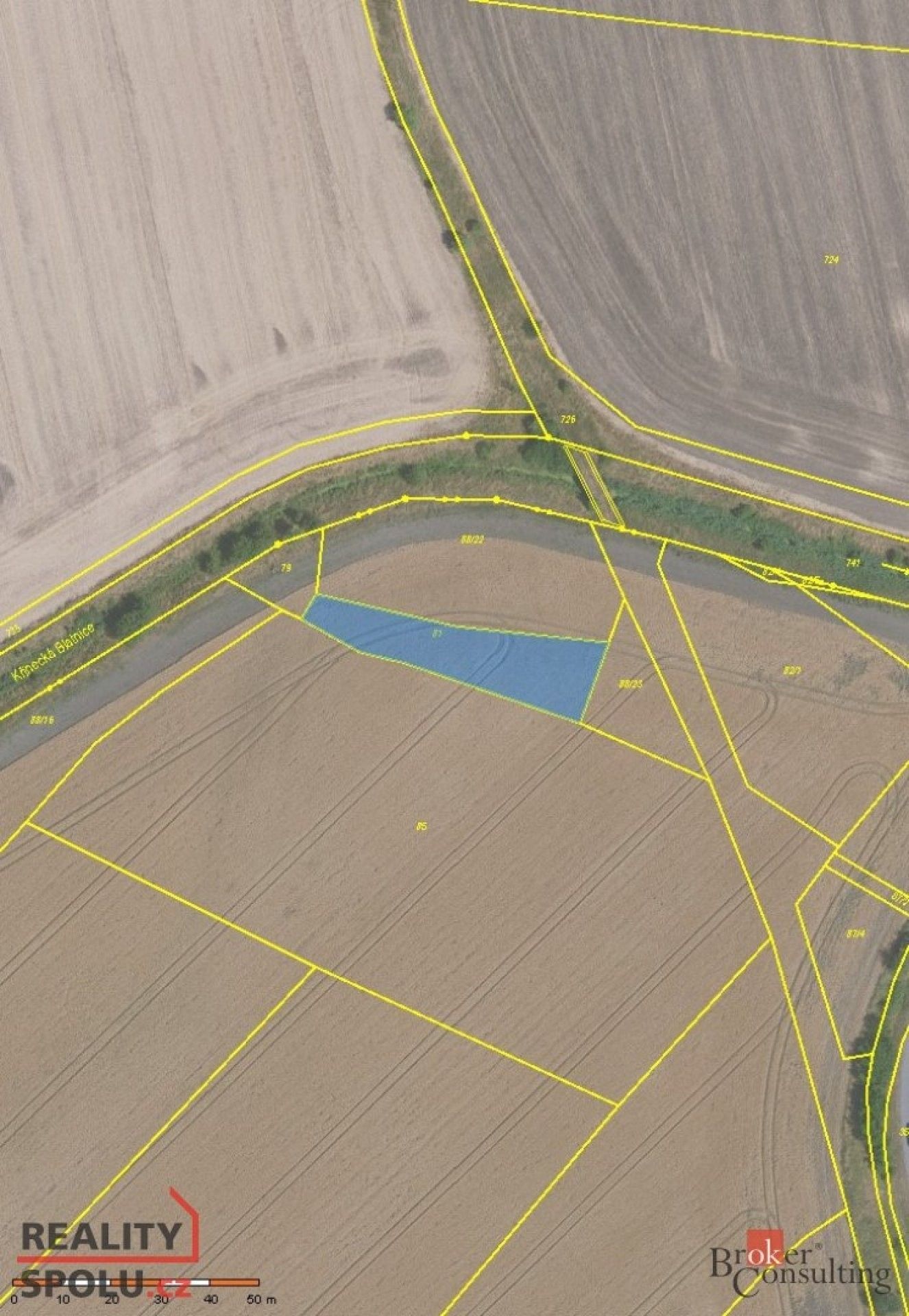 Prodej zemědělský pozemek - K Mostu, Křinec