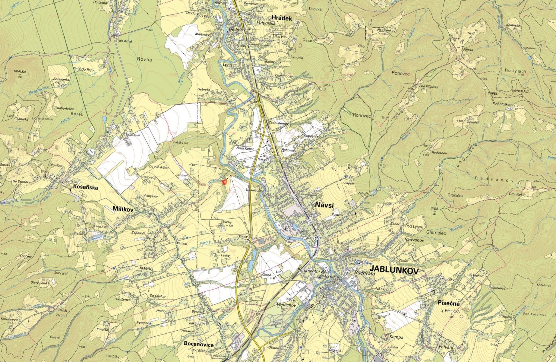 Prodej louka - Návsí