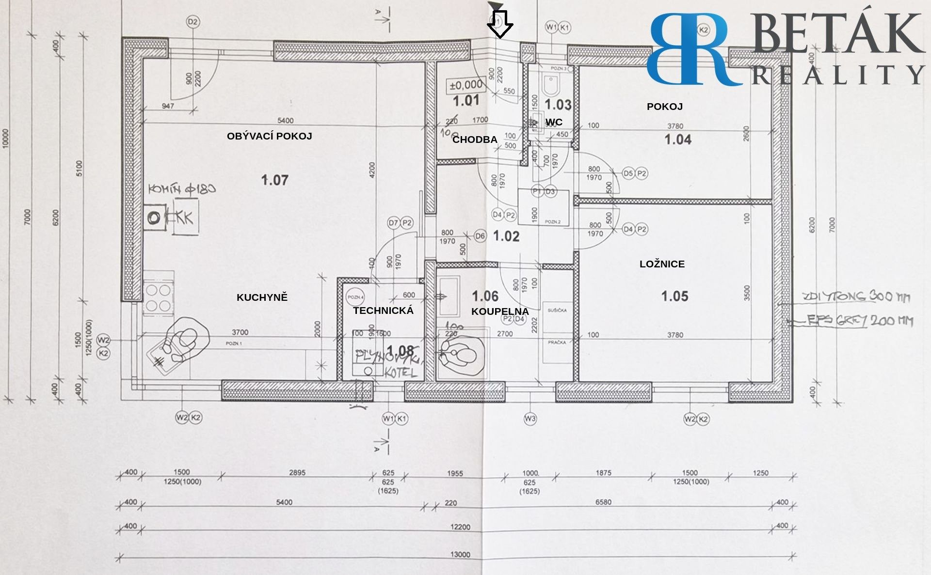 Prodej rodinný dům - Hlinsko, 84 m² - 2