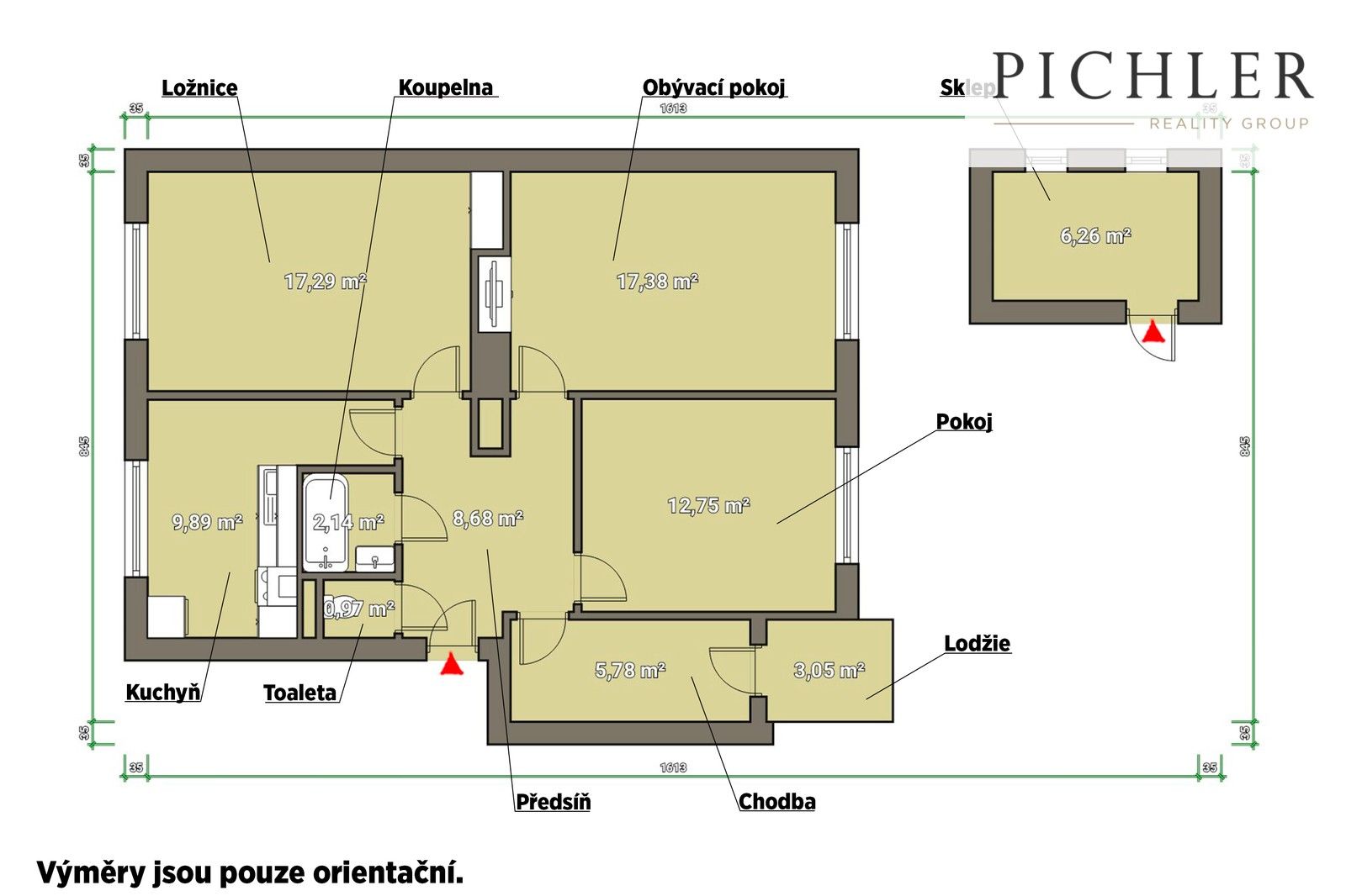 3+1, Průkopníků, Plzeň Křimice, 80 m² - 1