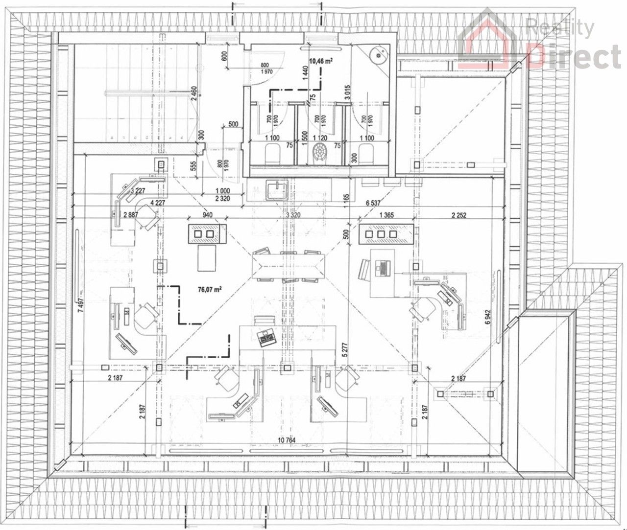 Pronájem kancelář - Havlíčkova 624, Mladá Boleslav II, 86 m² - 5