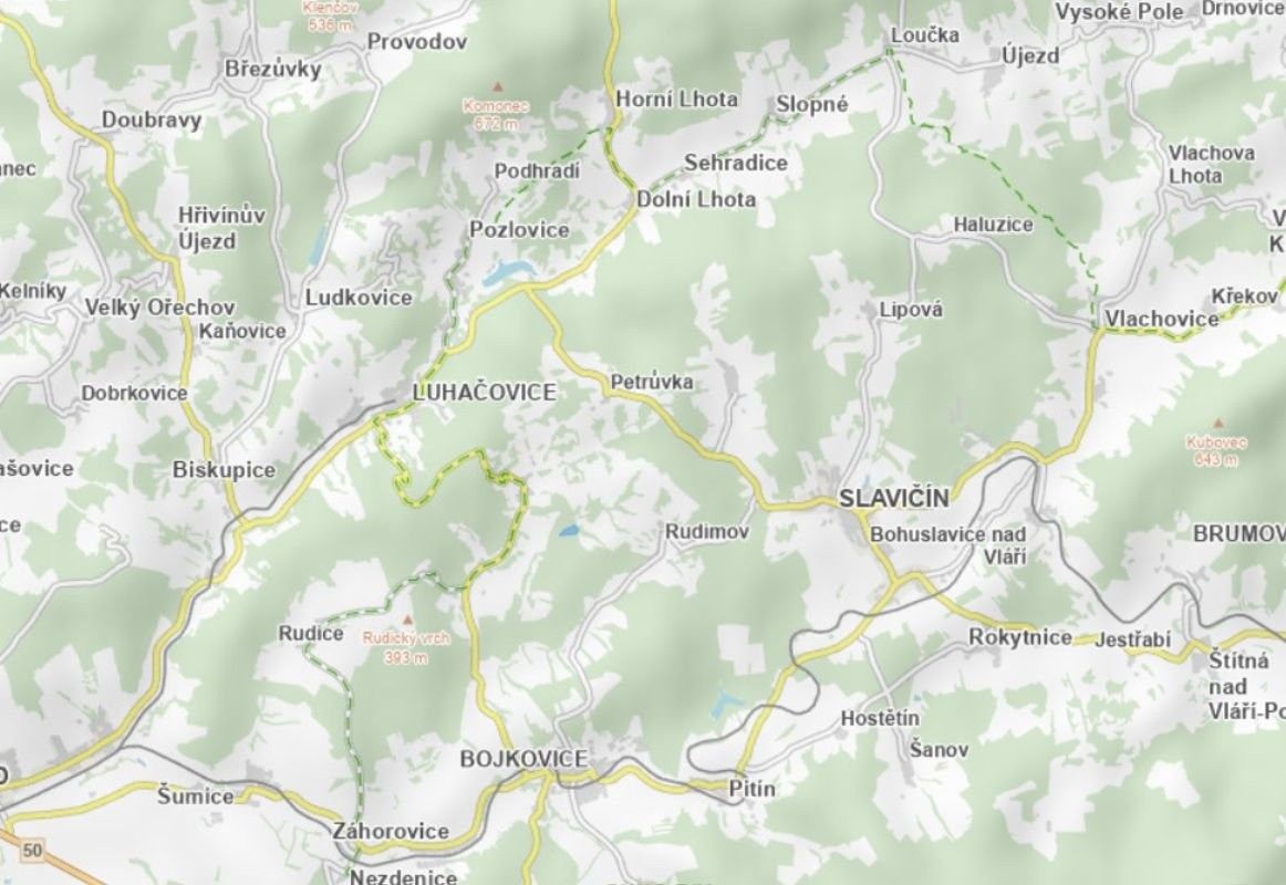 Louka · 1 903 m² · Luhačovice - 3
