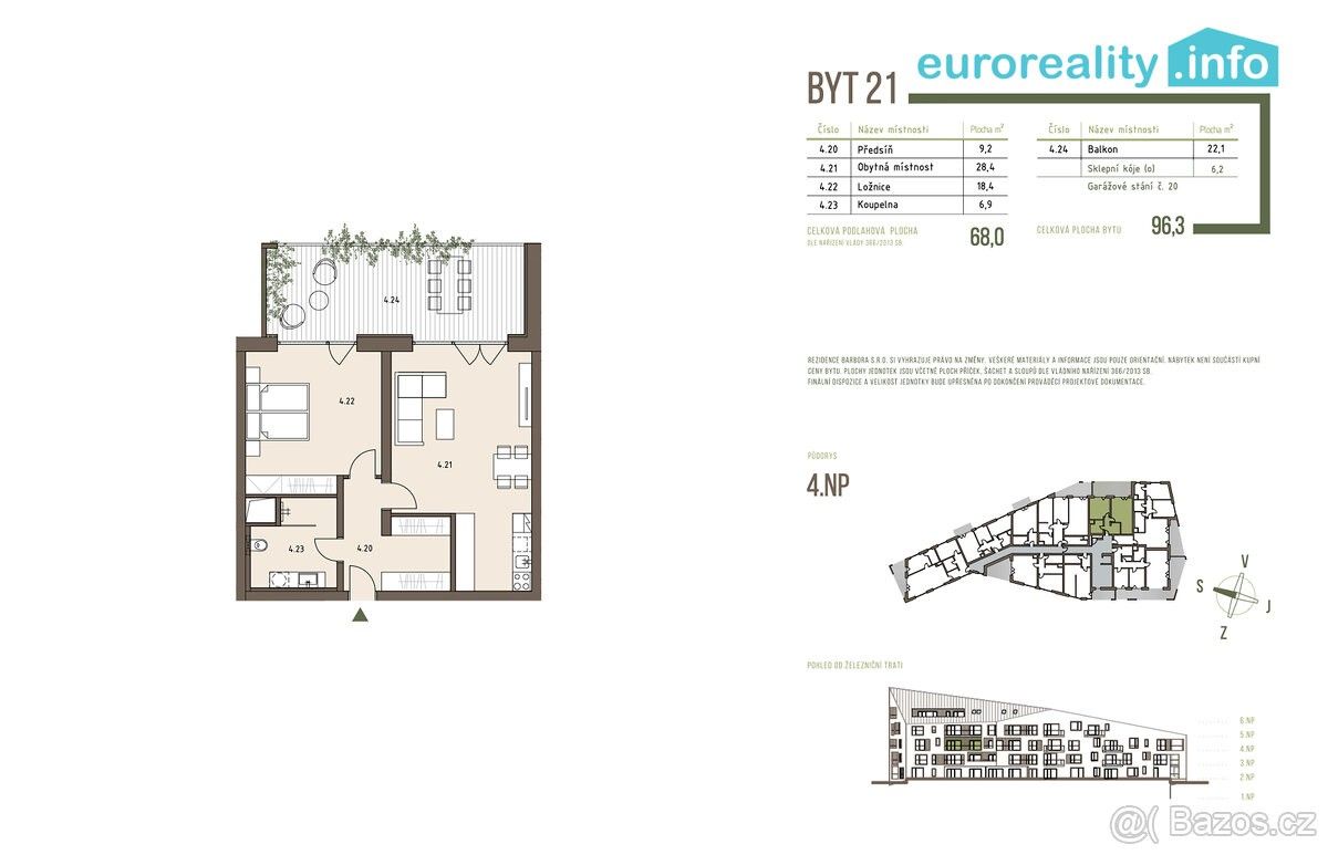 Byty, Železná Ruda, 340 04 - 2