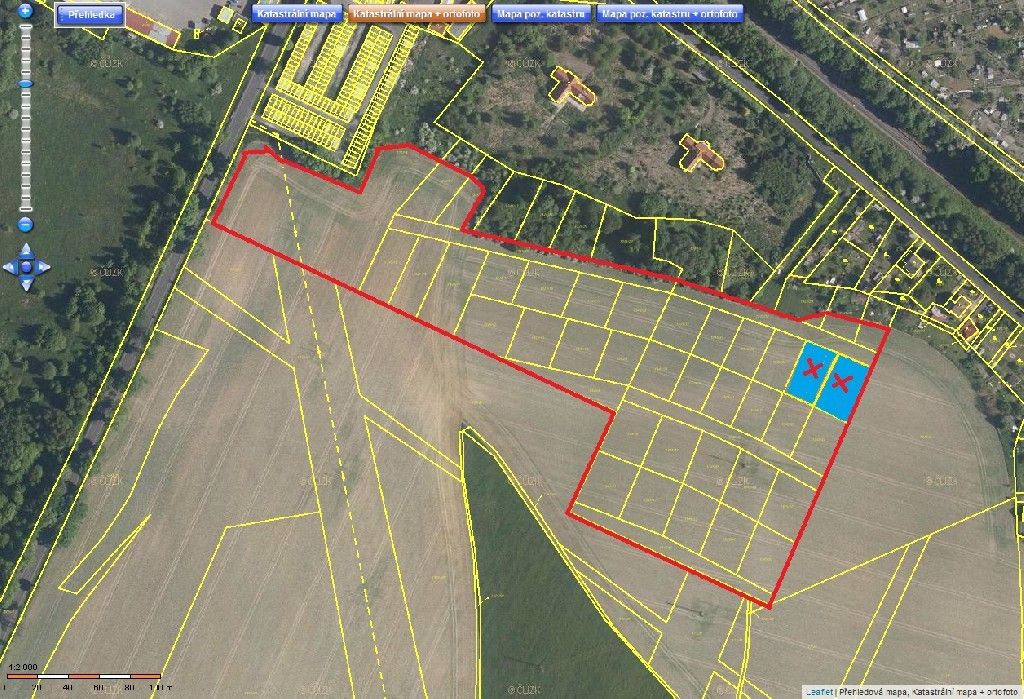 Pronájem zemědělský pozemek - Cheb, 1 739 m²