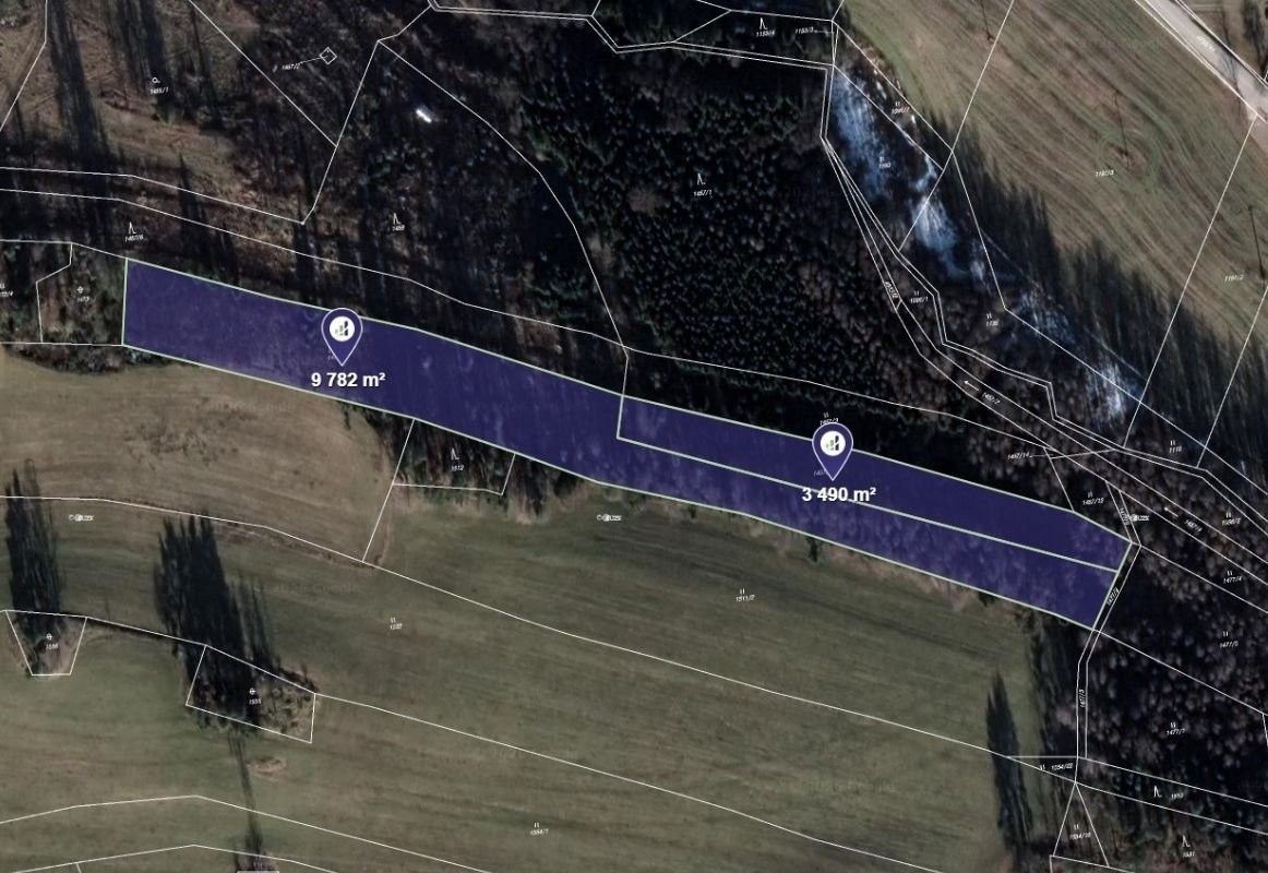 Lesy, Kunžak, 13 272 m²