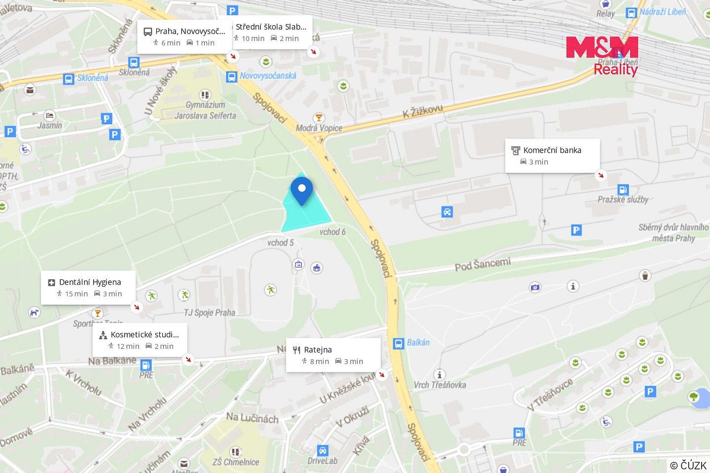 Prodej zahrada - Praha - Vysočany, Hlavní město Praha - 5