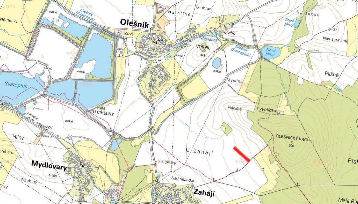 Prodej zemědělský pozemek - Olešník