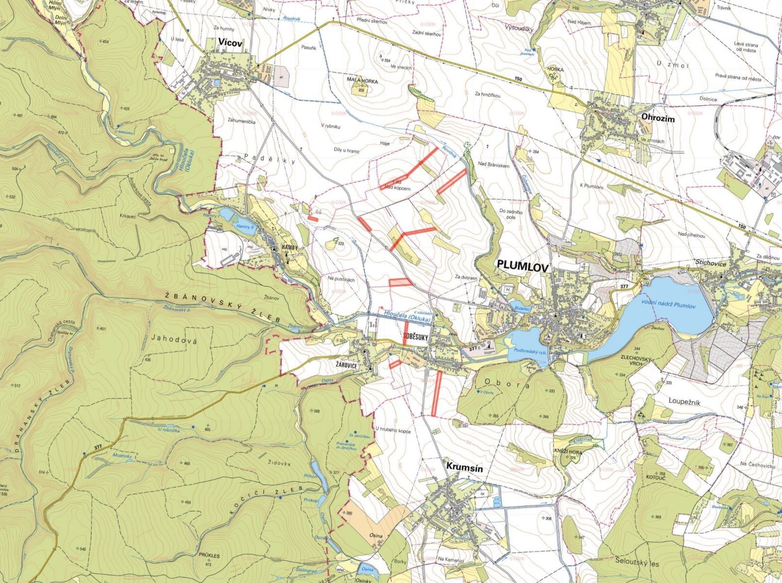 Prodej zemědělský pozemek - Soběsuky, Plumlov