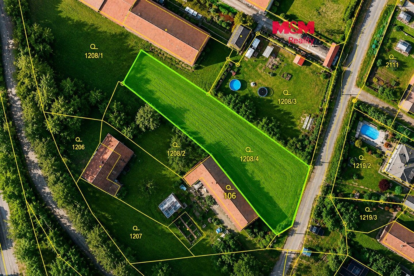 Pozemek pro bydlení, 896 m²