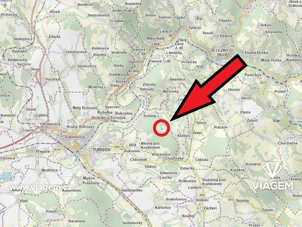 Zemědělský pozemek · Mírová pod Kozákovem, okres Semily - 3