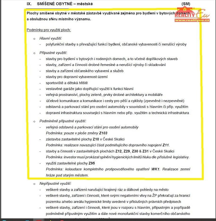 Pozemky pro bydlení, Sportovní, Česká Skalice, okres Náchod - 2
