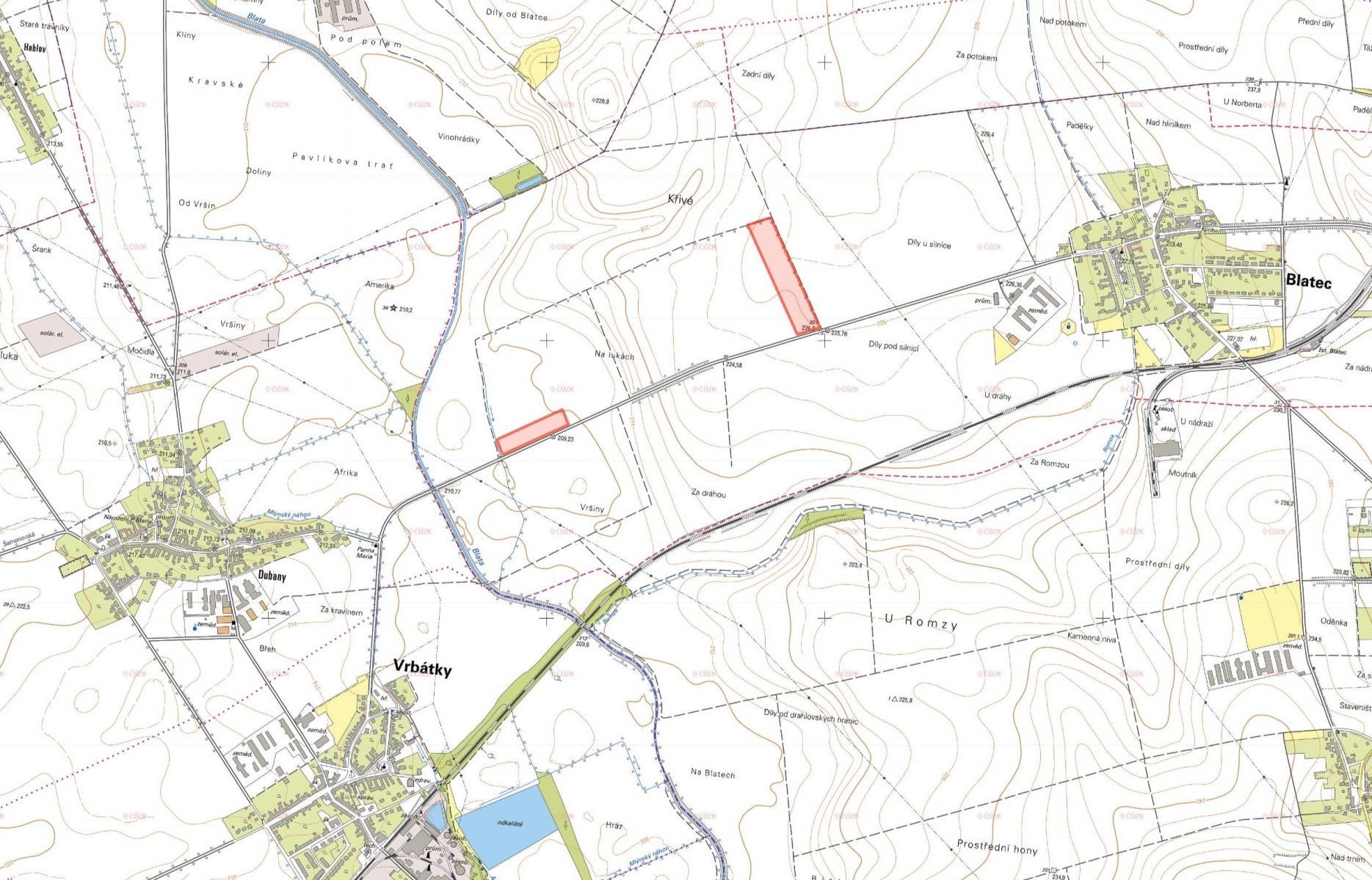 Prodej zemědělský pozemek - Blatec